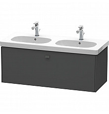 Тумба графит матовый 117 см Duravit Brioso BR404804949
