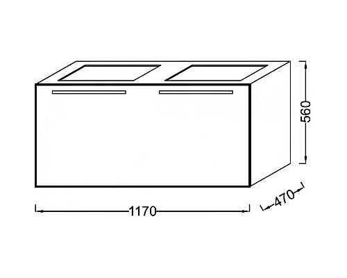 Купить Тумба розовое дерево 117 см Jacob Delafon Struktura EB1287-E13 в магазине сантехники Santeh-Crystal.ru