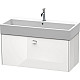 Купить Тумба белый глянец 98,4 см Duravit Brioso BR405601022 в магазине сантехники Santeh-Crystal.ru