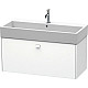 Купить Тумба белый матовый 98,4 см Duravit Brioso BR405601818 в магазине сантехники Santeh-Crystal.ru