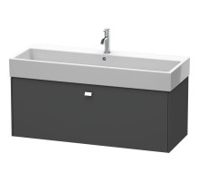 Тумба графит матовый 118,4 см Duravit Brioso BR405701049
