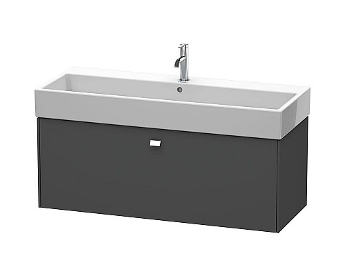 Купить Тумба графит матовый 118,4 см Duravit Brioso BR405701049 в магазине сантехники Santeh-Crystal.ru