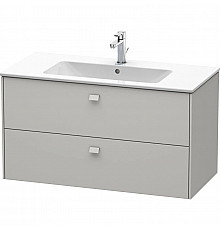 Тумба бетонно-серый матовый 102 см Duravit Brioso BR410300707