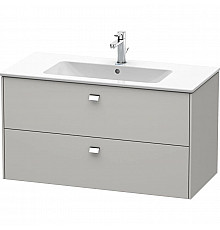 Тумба бетонно-серый матовый 102 см Duravit Brioso BR410301007