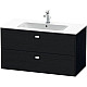 Купить Тумба черный дуб 102 см Duravit Brioso BR410301016 в магазине сантехники Santeh-Crystal.ru