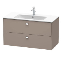 Тумба базальт матовый 102 см Duravit Brioso BR410301043