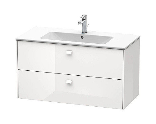 Купить Тумба белый глянец 102 см Duravit Brioso BR410302222 в магазине сантехники Santeh-Crystal.ru