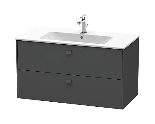 Купить Тумба графит матовый 102 см Duravit Brioso BR410304949 в магазине сантехники Santeh-Crystal.ru