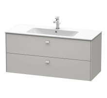 Тумба бетонно-серый матовый 122 см Duravit Brioso BR410400707