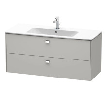 Тумба бетонно-серый матовый 122 см Duravit Brioso BR410401007