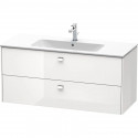 Тумба белый глянец 122 см Duravit Brioso BR410401022