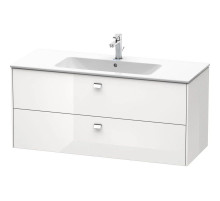 Тумба белый глянец 122 см Duravit Brioso BR410401022