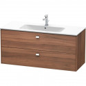 Тумба орех 122 см Duravit Brioso BR410401079