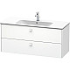 Купить Тумба белый матовый 122 см Duravit Brioso BR410401818 в магазине сантехники Santeh-Crystal.ru