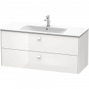 Тумба белый глянец 122 см Duravit Brioso BR410402222