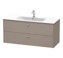 Тумба базальт матовый 122 см Duravit Brioso BR410404343