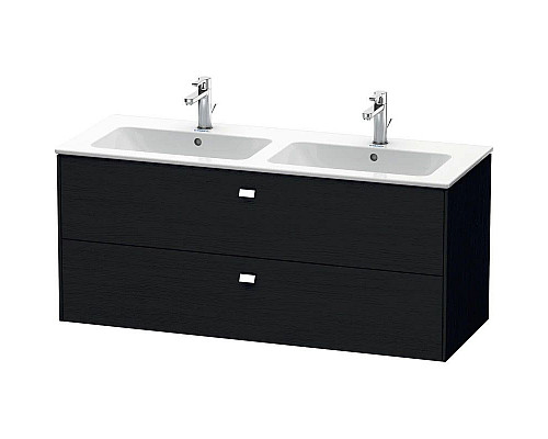 Приобрести Тумба черный дуб 129 см Duravit Brioso BR410501016 в магазине сантехники Santeh-Crystal.ru