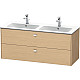 Заказать Тумба дуб 129 см Duravit Brioso BR410501030 в магазине сантехники Santeh-Crystal.ru