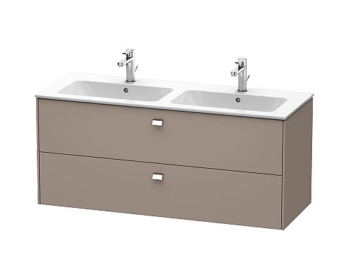 Приобрести Тумба базальт матовый 129 см Duravit Brioso BR410501043 в магазине сантехники Santeh-Crystal.ru