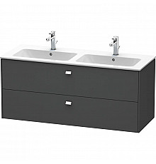 Тумба графит матовый 129 см Duravit Brioso BR410501049