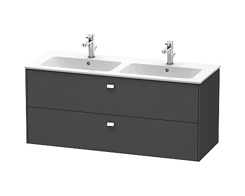 Купить Тумба графит матовый 129 см Duravit Brioso BR410501049 в магазине сантехники Santeh-Crystal.ru