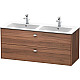 Купить Тумба орех 129 см Duravit Brioso BR410501079 в магазине сантехники Santeh-Crystal.ru