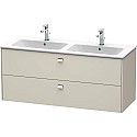 Тумба тауп матовый 129 см Duravit Brioso BR410501091