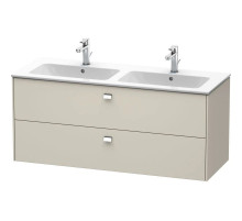 Тумба тауп матовый 129 см Duravit Brioso BR410501091
