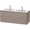 Тумба базальт матовый 129 см Duravit Brioso BR410504343