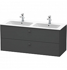 Тумба графит матовый 129 см Duravit Brioso BR410504949