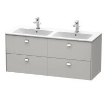 Тумба бетонно-серый матовый 129 см Duravit Brioso BR410601007