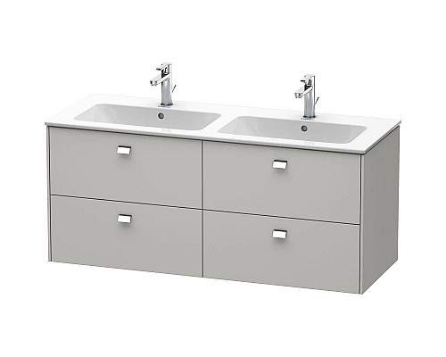 Купить Тумба бетонно-серый матовый 129 см Duravit Brioso BR410601007 в магазине сантехники Santeh-Crystal.ru