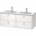 Тумба белый глянец 129 см Duravit Brioso BR410601022