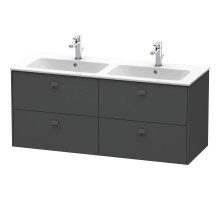 Тумба графит матовый 129 см Duravit Brioso BR410604949