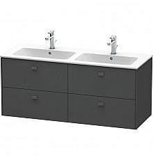 Тумба графит матовый 129 см Duravit Brioso BR410604949