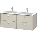 Тумба тауп матовый 129 см Duravit Brioso BR410609191