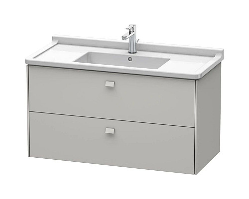 Заказать Тумба бетонно-серый матовый 102 см Duravit Brioso BR414300707 в магазине сантехники Santeh-Crystal.ru
