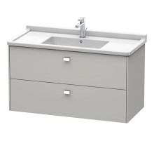 Тумба бетонно-серый матовый 102 см Duravit Brioso BR414301007