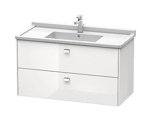 Купить Тумба белый глянец 102 см Duravit Brioso BR414301022 в магазине сантехники Santeh-Crystal.ru