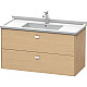Купить Тумба дуб 102 см Duravit Brioso BR414301030 в магазине сантехники Santeh-Crystal.ru