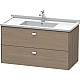 Купить Тумба серый дуб 102 см Duravit Brioso BR414301035 в магазине сантехники Santeh-Crystal.ru
