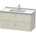 Тумба тауп матовый 102 см Duravit Brioso BR414301091