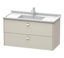 Тумба тауп матовый 102 см Duravit Brioso BR414301091