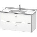 Тумба белый матовый 102 см Duravit Brioso BR414301818