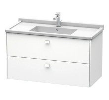 Тумба белый матовый 102 см Duravit Brioso BR414301818