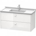 Тумба белый глянец 102 см Duravit Brioso BR414302222