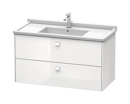 Заказать Тумба белый глянец 102 см Duravit Brioso BR414302222 в магазине сантехники Santeh-Crystal.ru