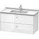 Заказать Тумба белый глянец 102 см Duravit Brioso BR414302222 в магазине сантехники Santeh-Crystal.ru