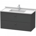 Тумба графит матовый 102 см Duravit Brioso BR414304949
