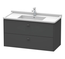 Тумба графит матовый 102 см Duravit Brioso BR414304949
